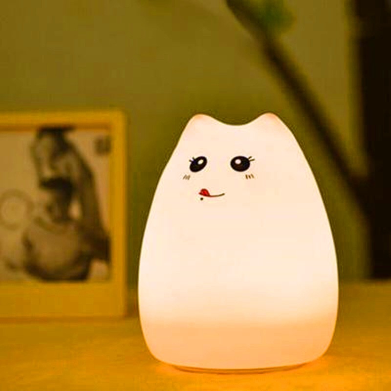 Silicone Touch Sensor LED Night Light for Children and Babies
