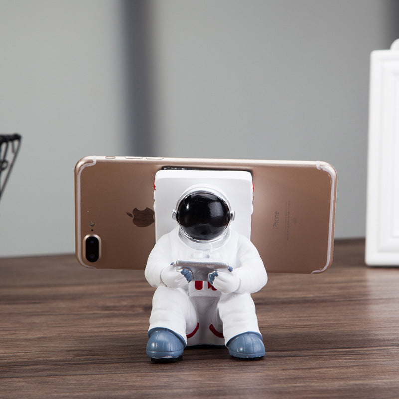 Cute Astronaut Phone Stand for Desk, Simple Spaceman Holder