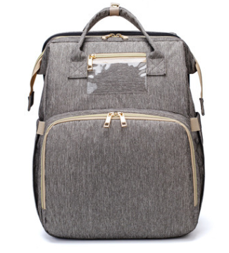 Folding Travel Bed Backpack for Mums with USB Charging