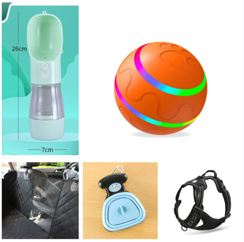 USB Rechargeable Smart Cat Ball Toy, Self-Rotating Interactive Play