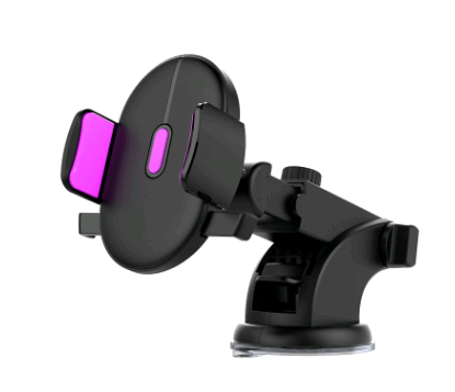 Telescopic Car Phone Holder with Long Rod and Suction Cup