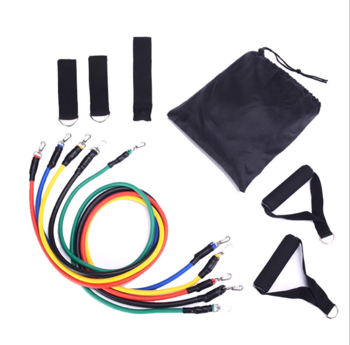 Portable Fitness Resistance Rally Band Set for Home Workouts