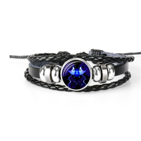 12 Zodiac Constellation Luminous Braided Bracelet for Everyone