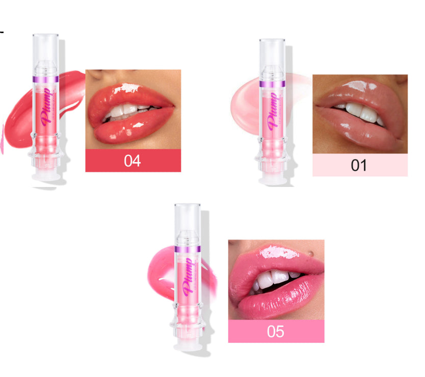 Glossy Tube Lip Gloss, Rich Colour Mirror Finish Liquid