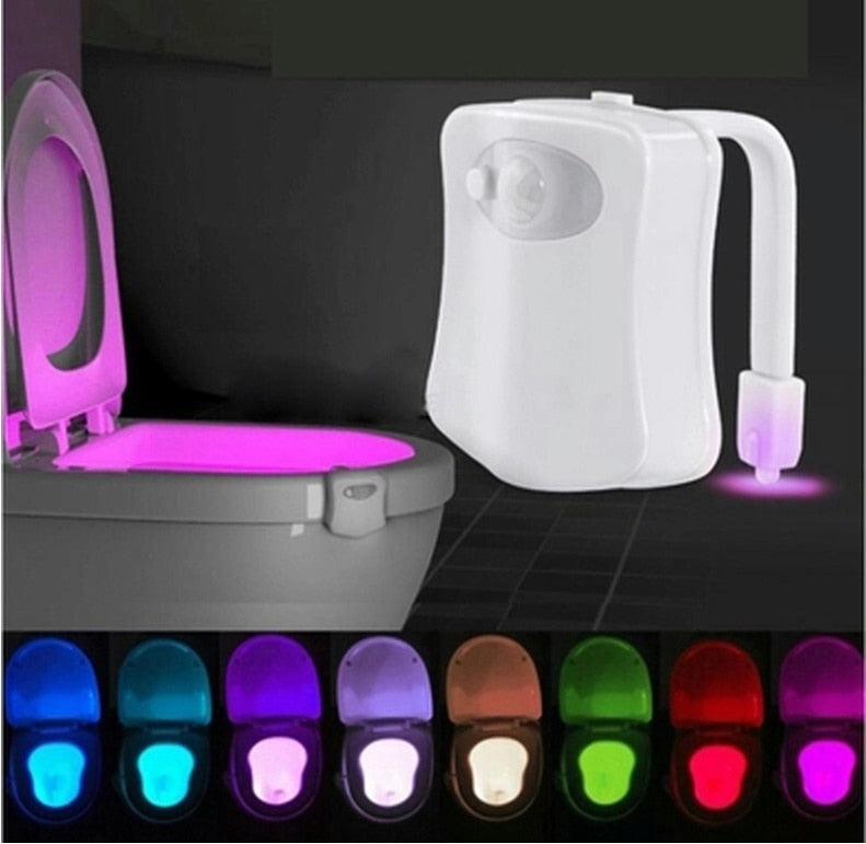 Toilet Induction LED Night Light with Colour Choices for the Bathroom