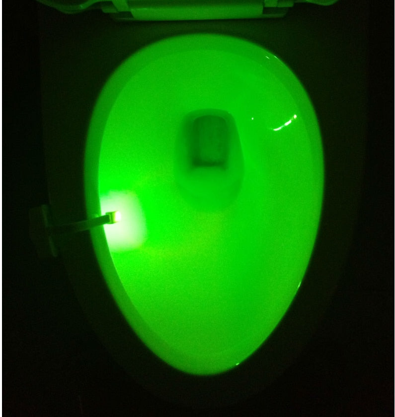 Toilet Induction LED Night Light with Colour Choices for the Bathroom