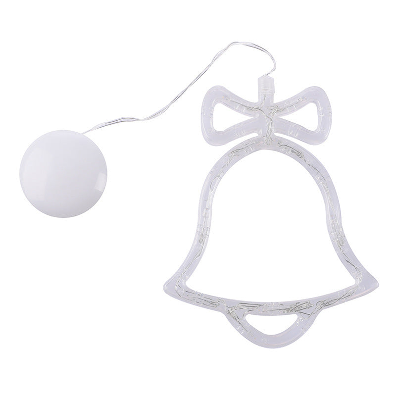 Christmas LED Suction Cup Chandelier Lights Santa Elk Snowman
