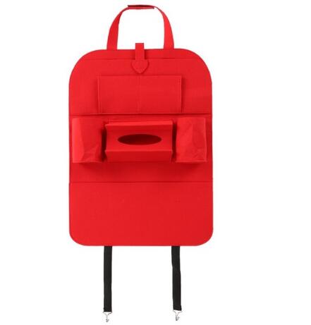Wool Felt Car Seat Organiser Bag, Multi-Purpose Back Seat Storage