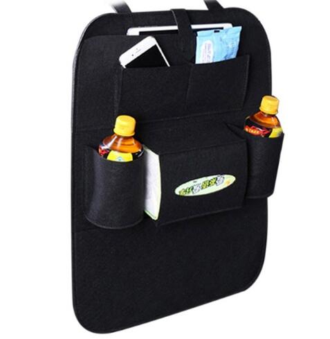 Wool Felt Car Seat Organiser Bag, Multi-Purpose Back Seat Storage