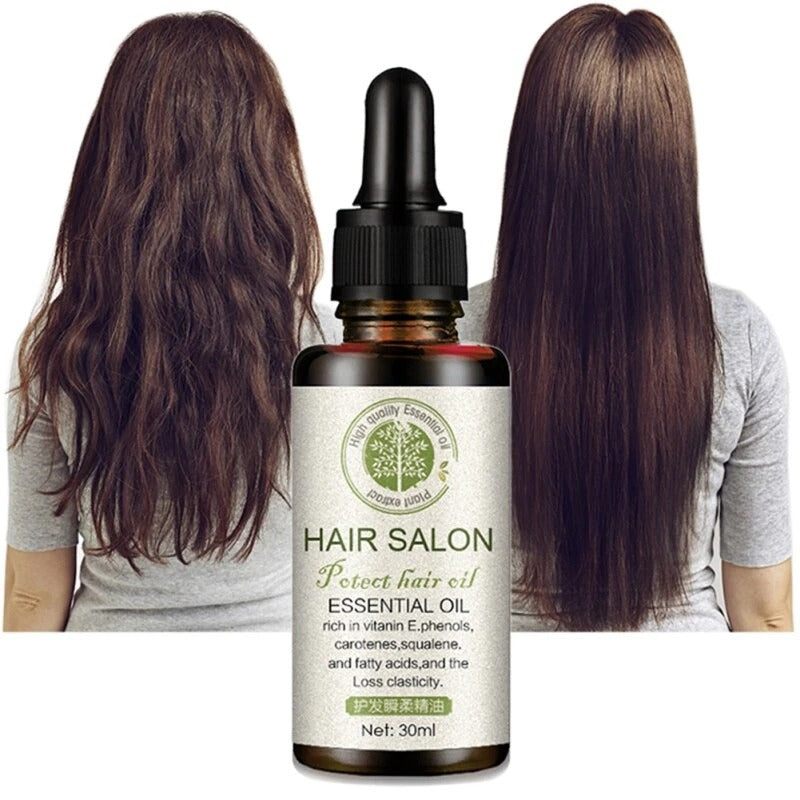 Hair Care Essential Oil 30ml, Nourishing Shine Oil for Smooth Hair