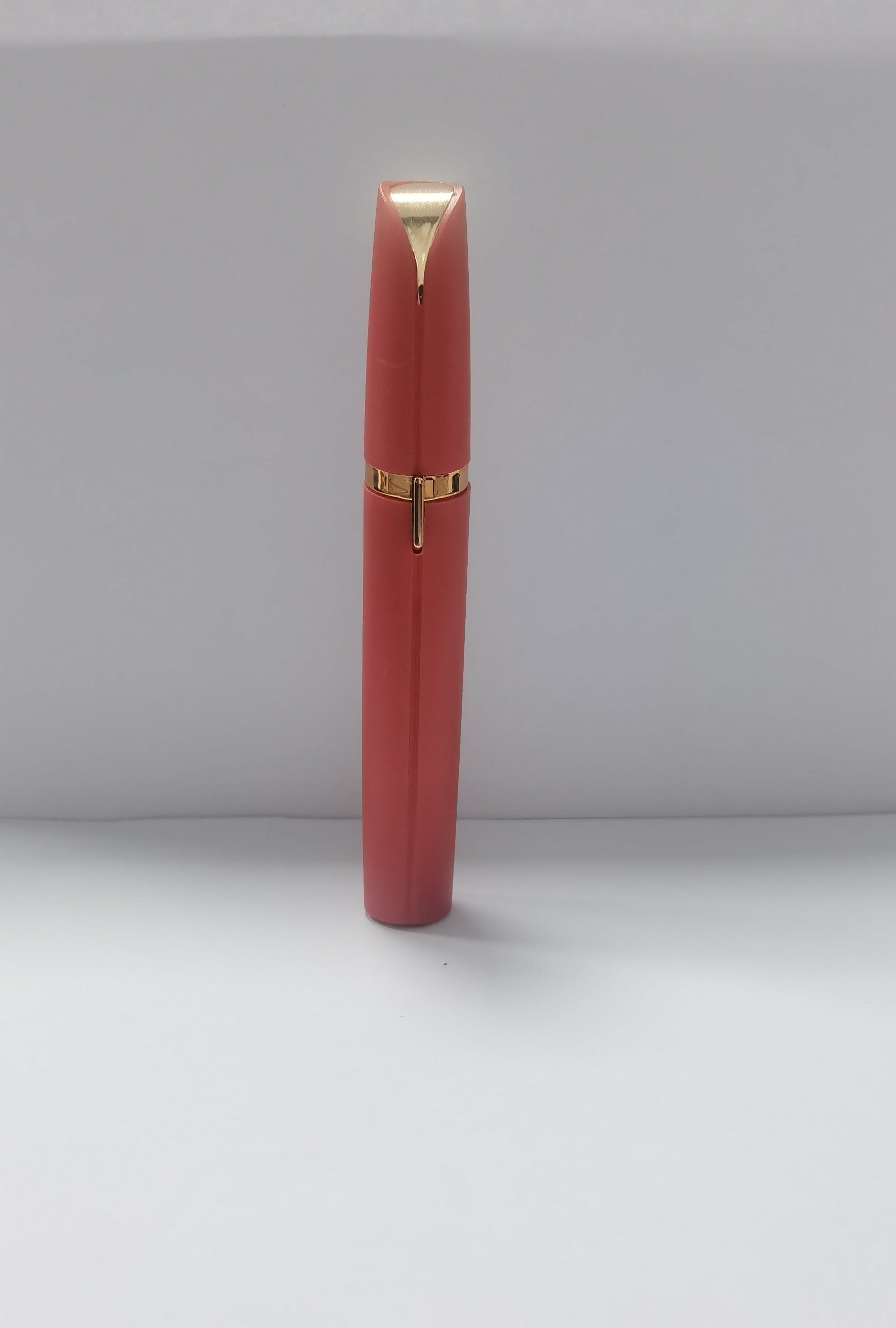 Mini Electric Eyebrow Trimmer with LED Light and Gold-Plated Head
