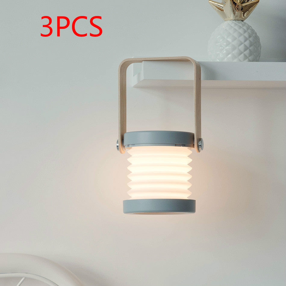 Foldable Touch Dimmable LED Reading Night Light, Rechargeable