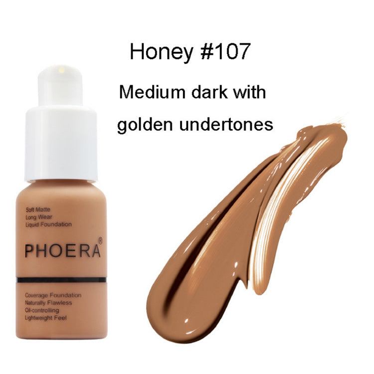 Matte Concealer Foundation Cream for Oil Control and Natural Cover