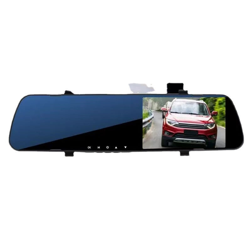 1080P HD Rear View Mirror Dash Cam with Motion Detection