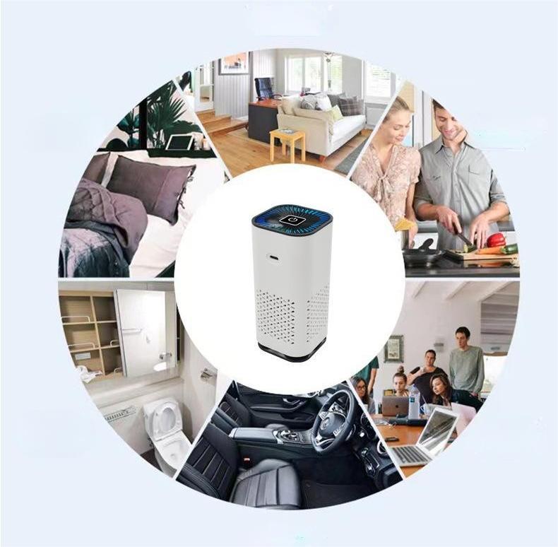 Portable Car Air Purifier With Negative Ion Generator