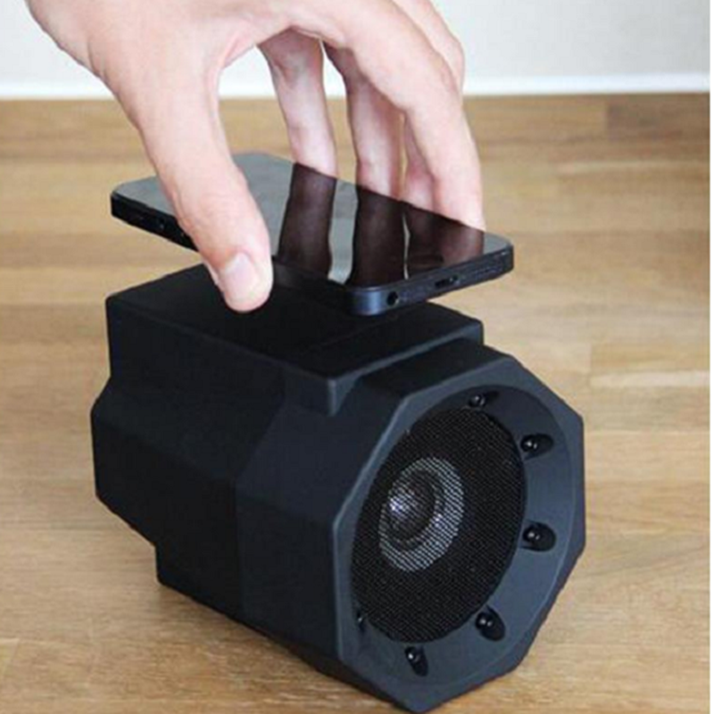 Smart Magnetic Induction Resonance Speaker in Black
