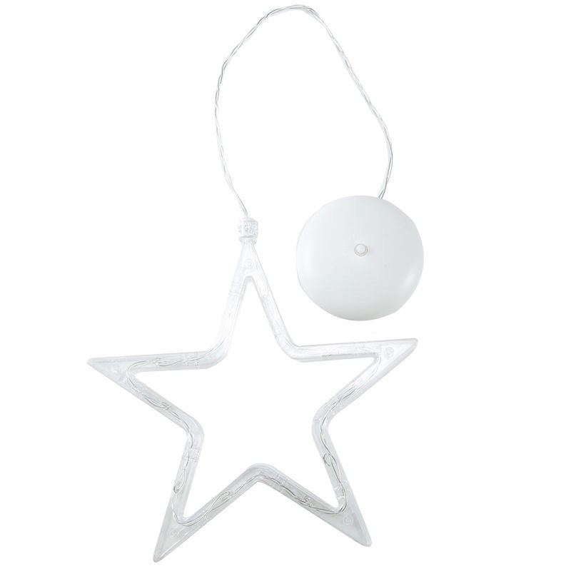 Christmas LED Suction Cup Chandelier Lights Santa Elk Snowman