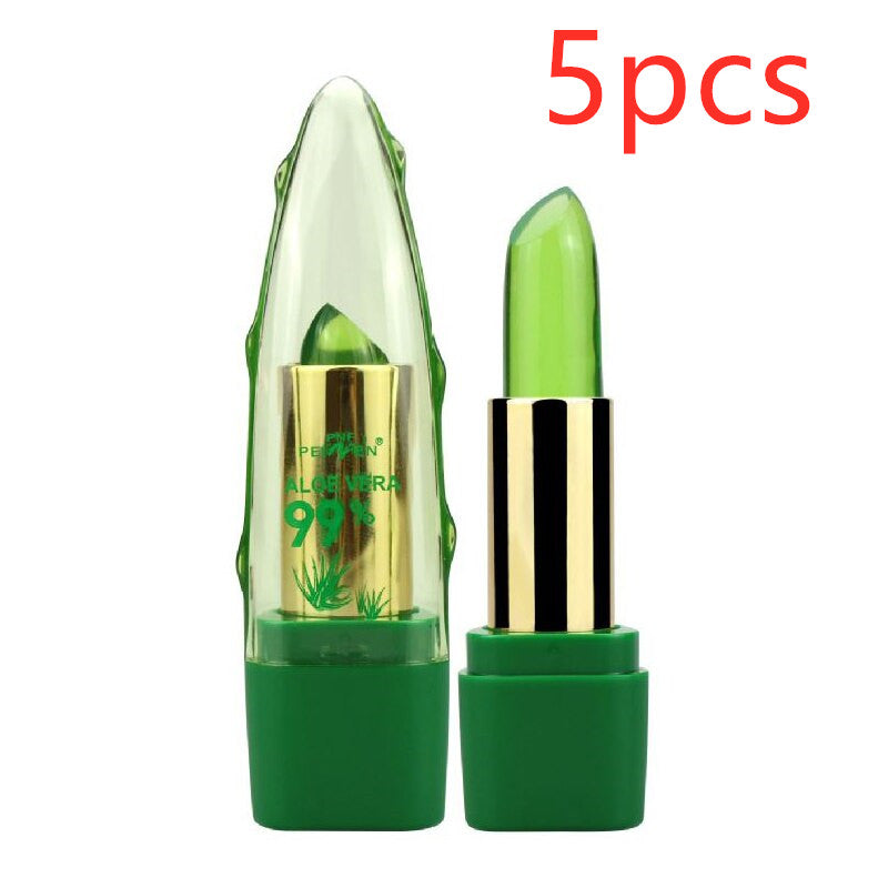 Aloe Vera Colour-Changing Lip Balm Gloss for Soft Lips