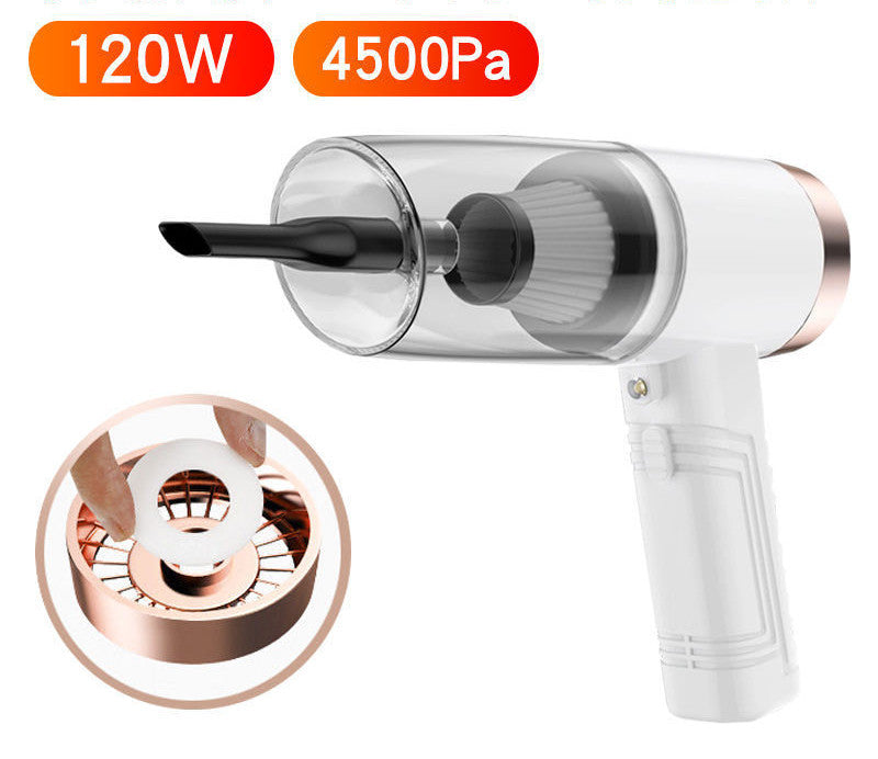 Powerful Mini Car Vacuum Cleaner, Dual-Purpose Wet and Dry Handheld