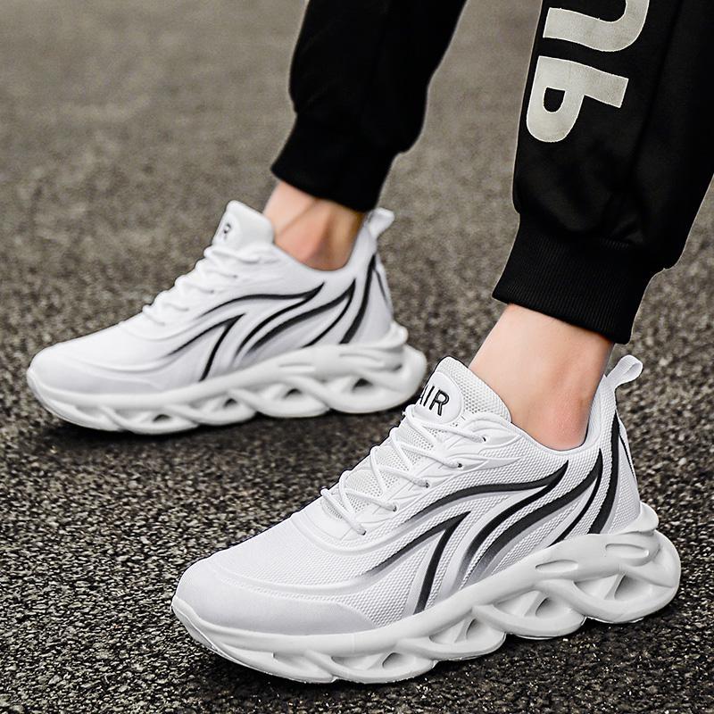 Mesh Running Shoes for Men and Women, Casual Lace-Up Trainers