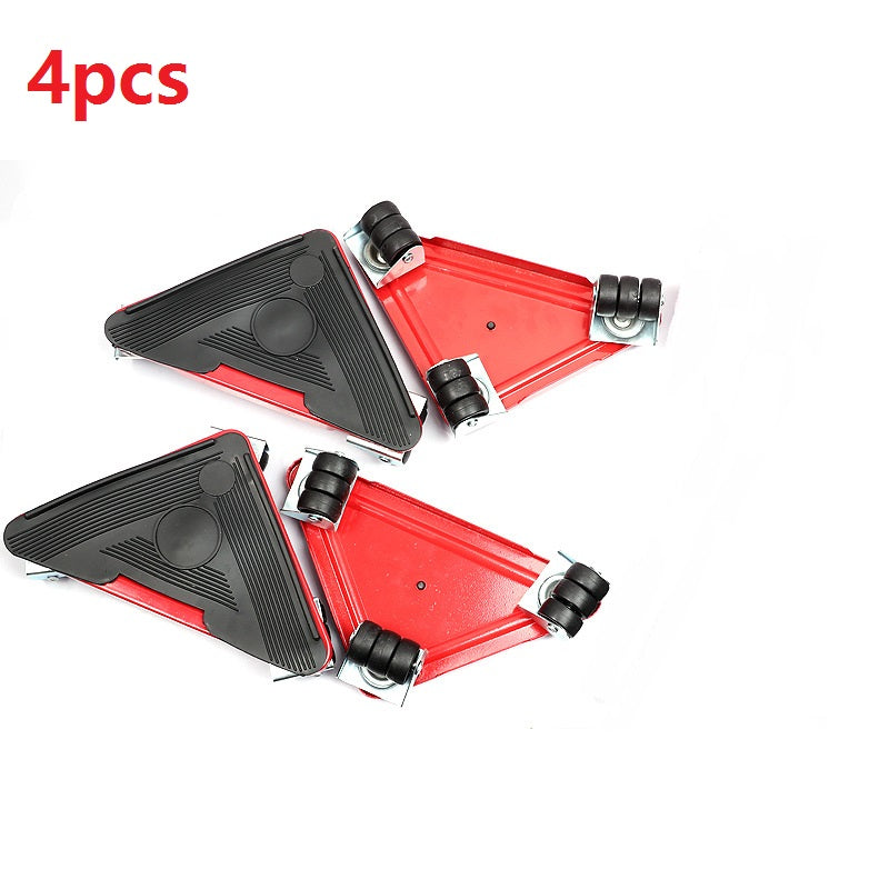 Furniture Moving Lifter Tool Set with Wheels, 5 Pieces