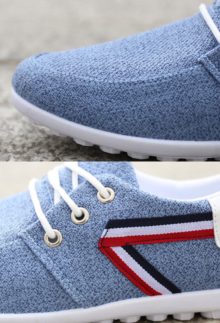 Men's Soft-Soled Canvas Shoes in Classic Cloth Style