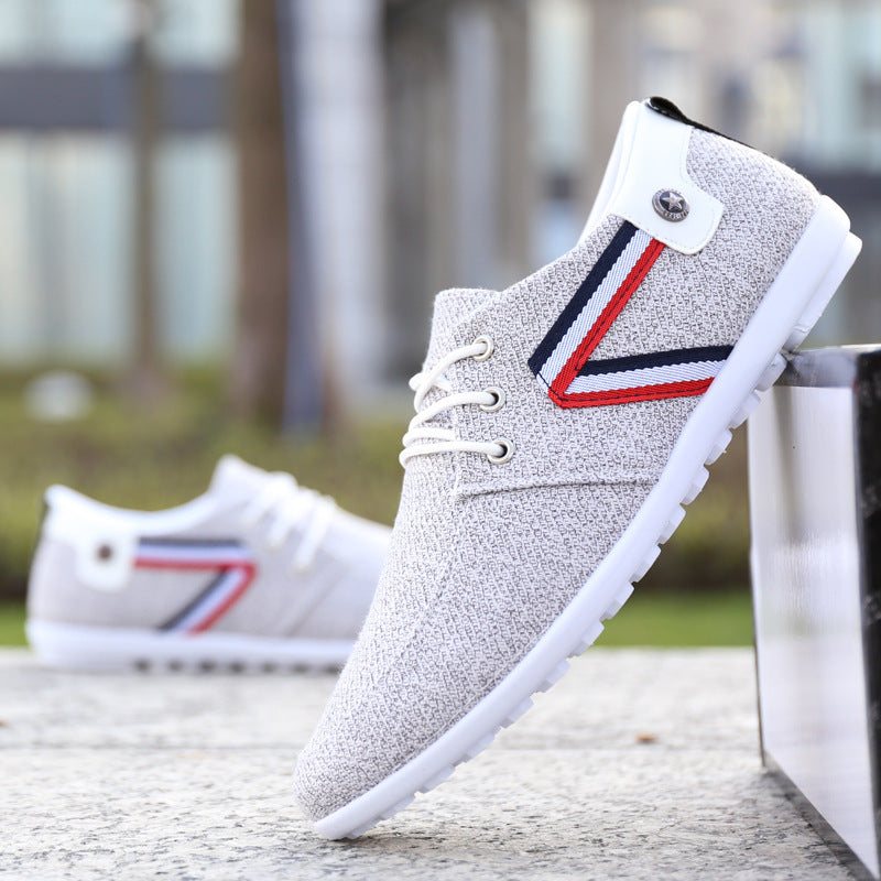 Men's Soft-Soled Canvas Shoes in Classic Cloth Style