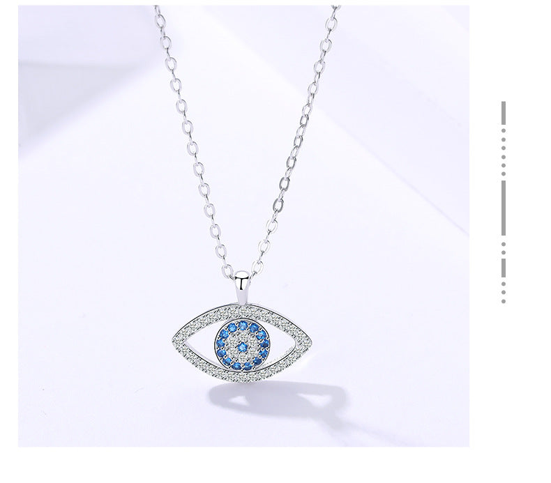 S925 Sterling Silver Jewellery with Demon Eye Design, Platinum Plated