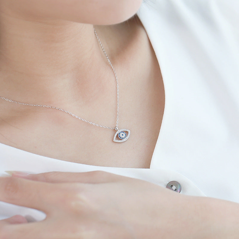S925 Sterling Silver Jewellery with Demon Eye Design, Platinum Plated