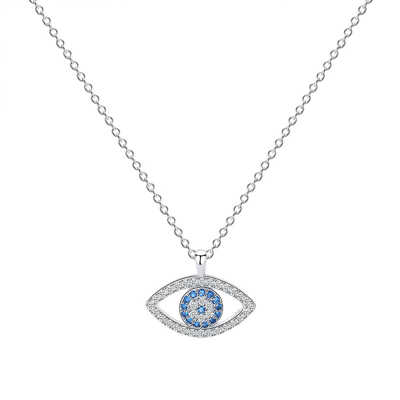 S925 Sterling Silver Jewellery with Demon Eye Design, Platinum Plated