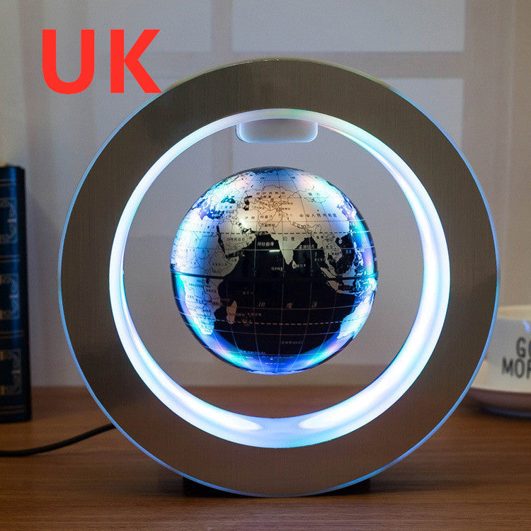 Levitating LED World Map Globe With Magnetic Floating Display
