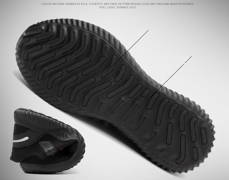 Breathable Anti-Smash Steel Toe Safety Work Shoes