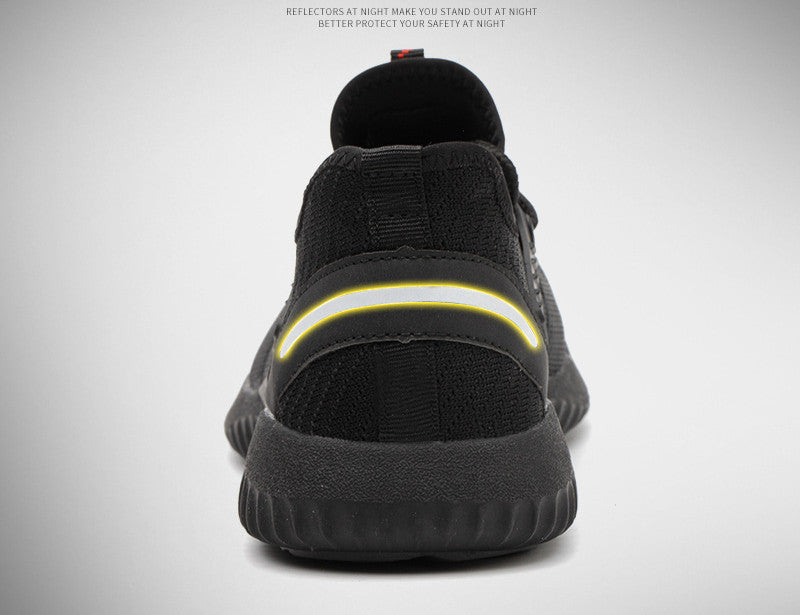 Breathable Anti-Smash Steel Toe Safety Work Shoes