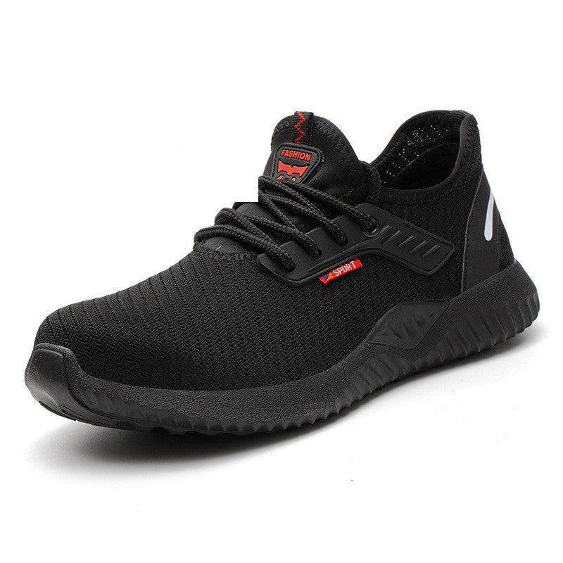 Breathable Anti-Smash Steel Toe Safety Work Shoes