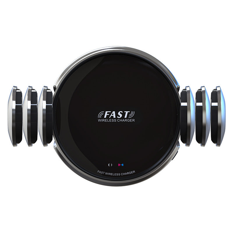 Car Air Vent Phone Holder, One-Hand Metal Mount in Black
