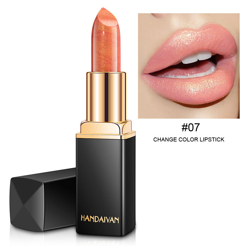 Shiny Metallic Lipstick, Pearlescent Colour-Changing Long Wear Lip Colour