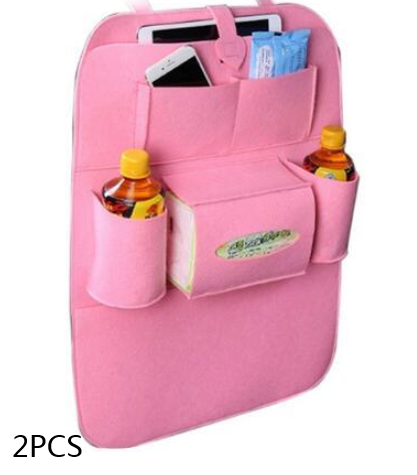 Wool Felt Car Seat Organiser Bag, Multi-Purpose Back Seat Storage