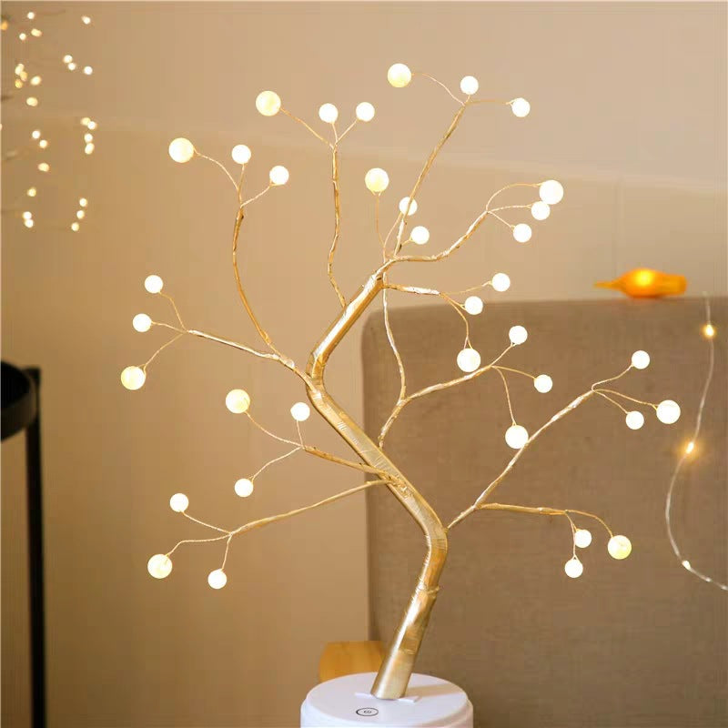 LED Copper Wire Fairy Lights for Bedroom, Warm Rice Grain and Round Styles
