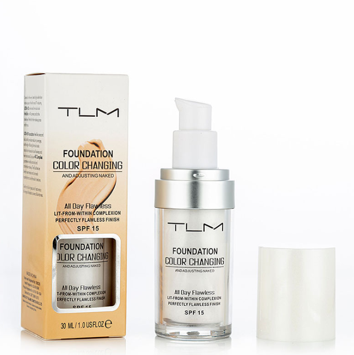 Colour-Changing Liquid Foundation and Concealer Makeup Set