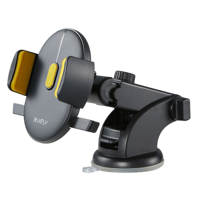 Telescopic Car Phone Holder with Long Rod and Suction Cup