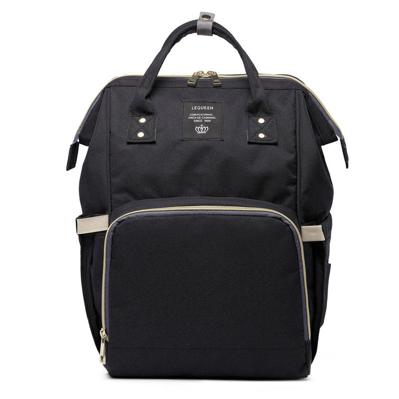 Large Capacity Mummy Nappy Bag with Bottle Pockets