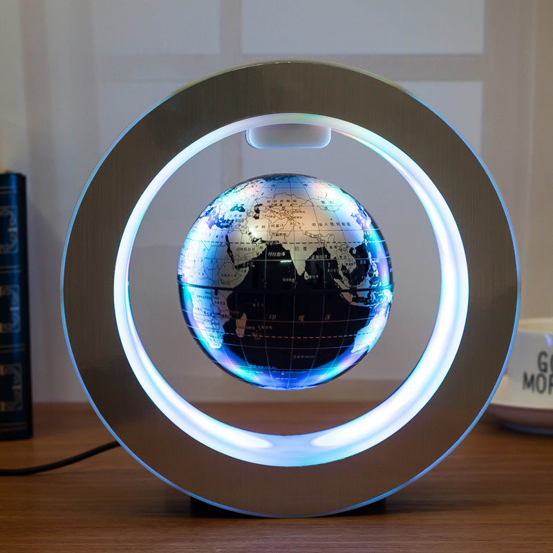 Levitating LED World Map Globe With Magnetic Floating Display
