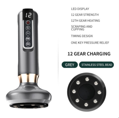 Electric Vacuum Cupping Massager with Gua Sha Suction for the Body