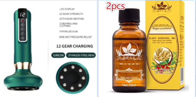 Electric Vacuum Cupping Massager with Gua Sha Suction for the Body