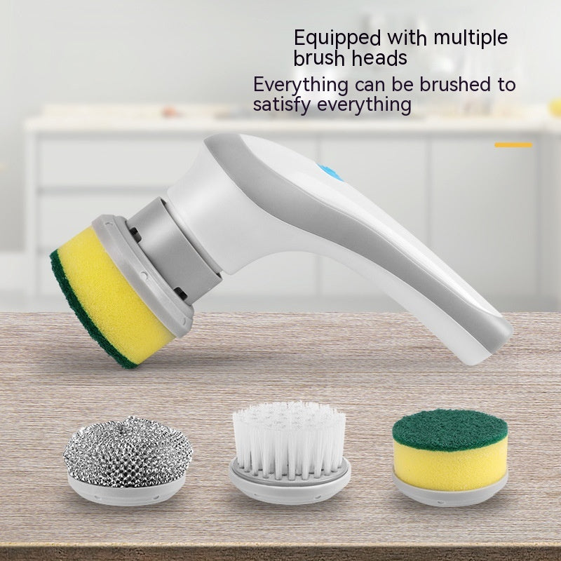 4-in-1 Cordless Electric Spin Scrubber Cleaning Brush