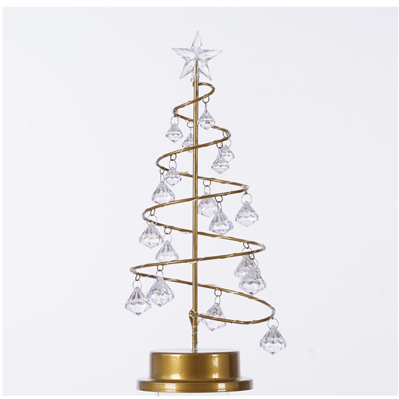 Crystal Christmas Tree LED Fairy Lights for Bedrooms Indoors