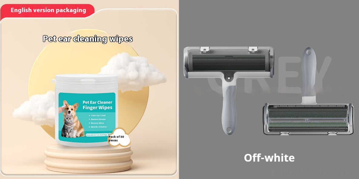 Disposable Pet Wipes for Teeth and Ears, Finger Cot Cleaning Pads