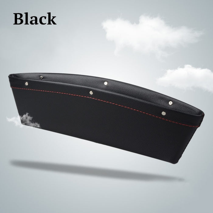 PU Leather Car Seat Gap Organiser Box for Phones, Keys and Cards
