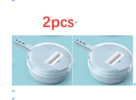 8 In 1 Mandoline Vegetable Slicer With Strainer And Peeler
