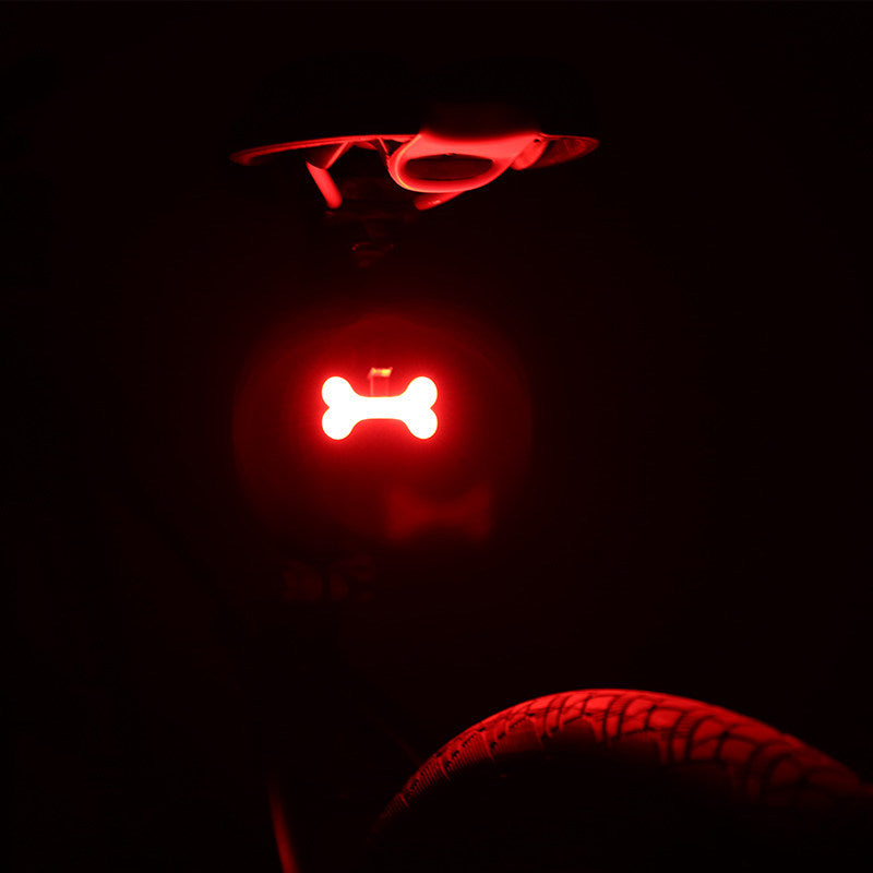 USB Rechargeable Bicycle Tail Light in Nine Creative Designs